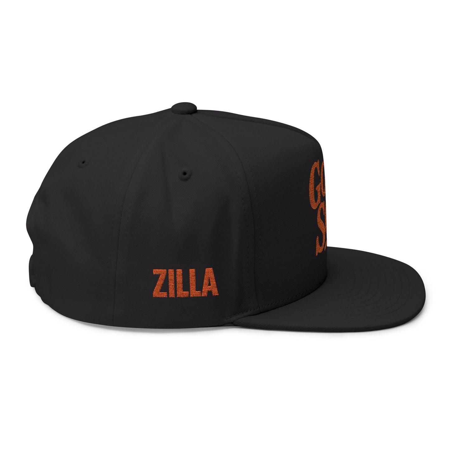 Embroidered Flat Bill Cap - God's Son Statement Hat for Faith and Style