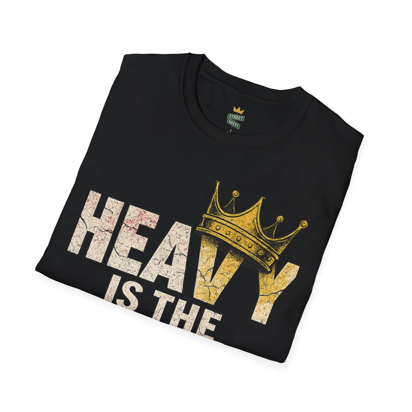 Kingly Vibes Unisex T-Shirt | Heavy is the Head Tee, Casual Style, Gift for Men, Women, Birthday, Streetwear