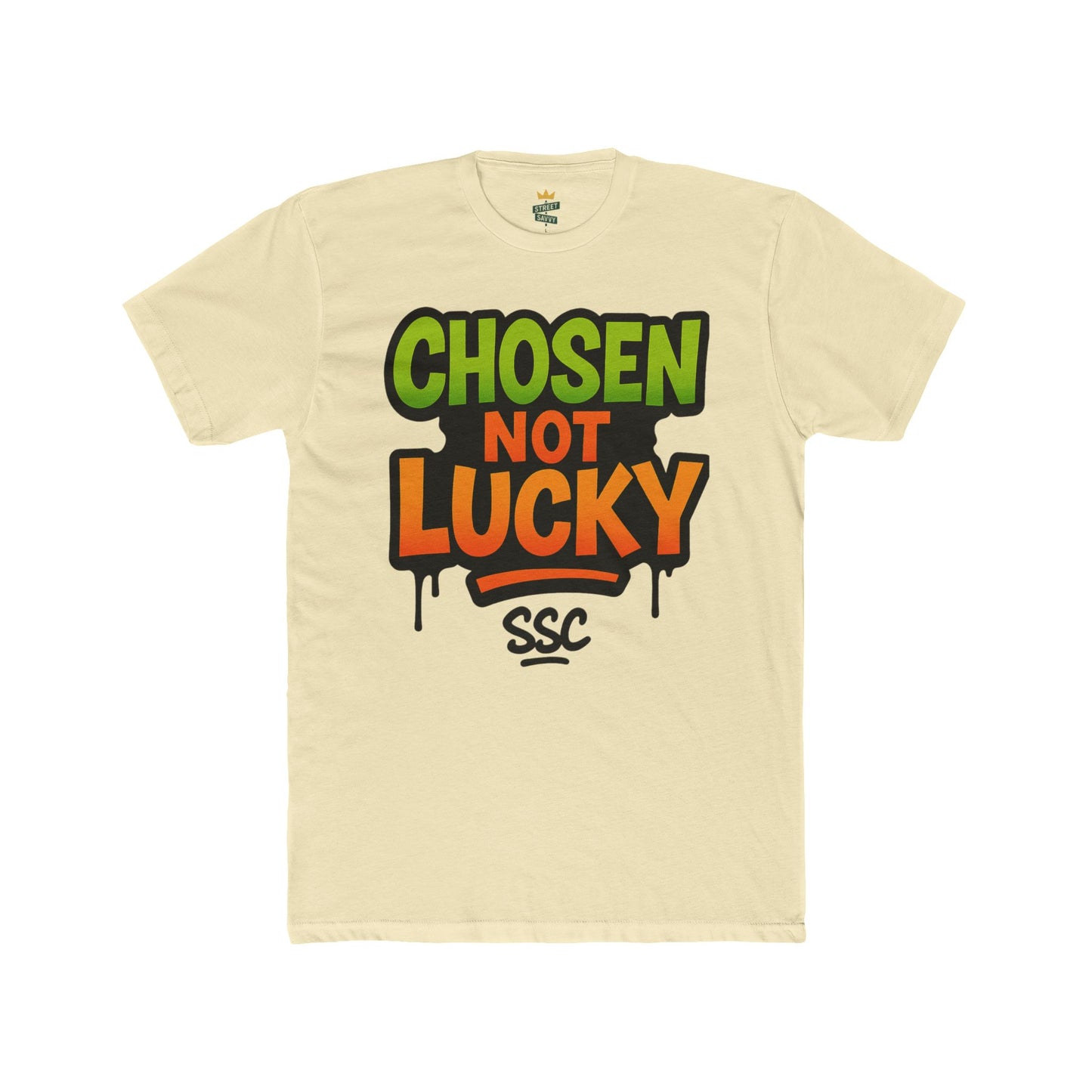 Chosen Not Lucky Unisex Tee - Graphic T-Shirt for Self-Expression, Casual Wear, Gifts, Streetwear, Motivational Apparel