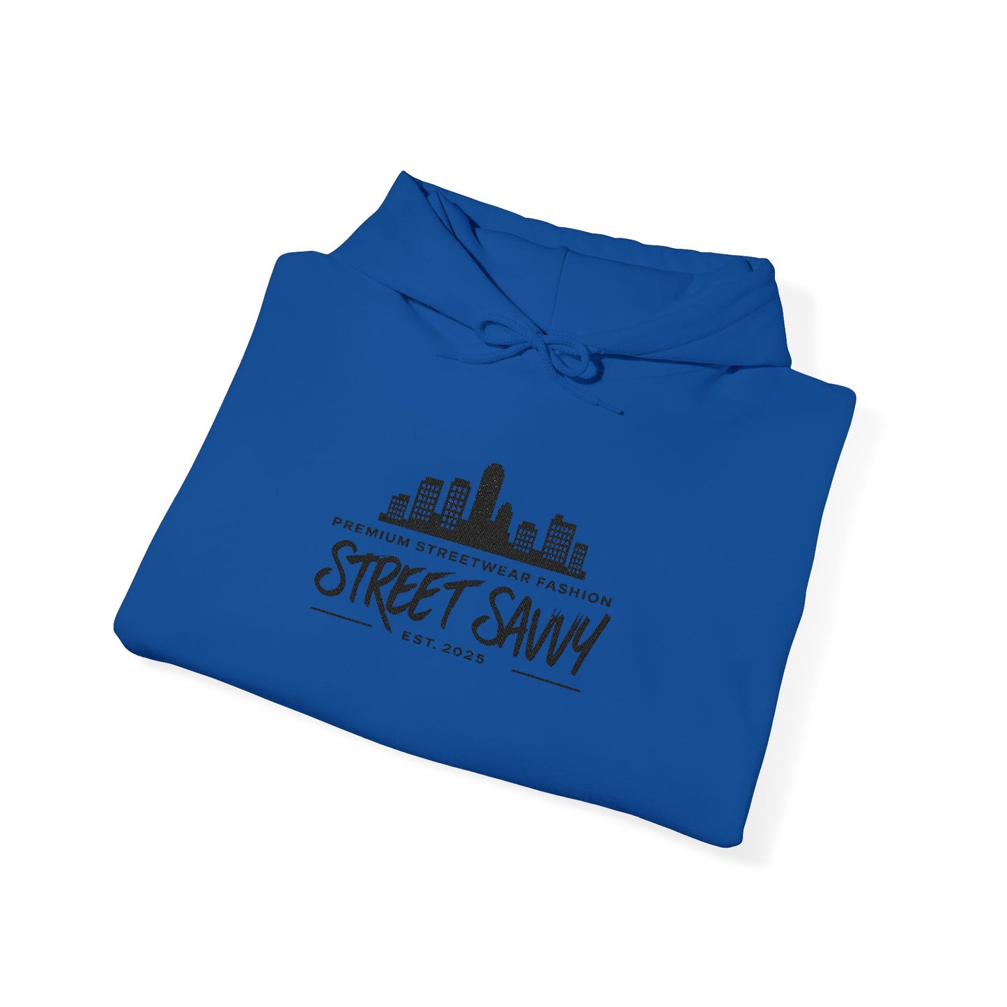 Embroidered City Skyline Hoodie
