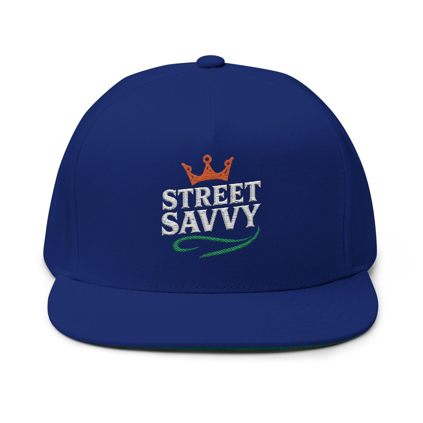 Flat Bill Cap with 'Street Savvy' Embroidery – Trendy Snapback Hat, Urban Fashion Accessory, Gift for Streetwear Lovers, Casual [...]