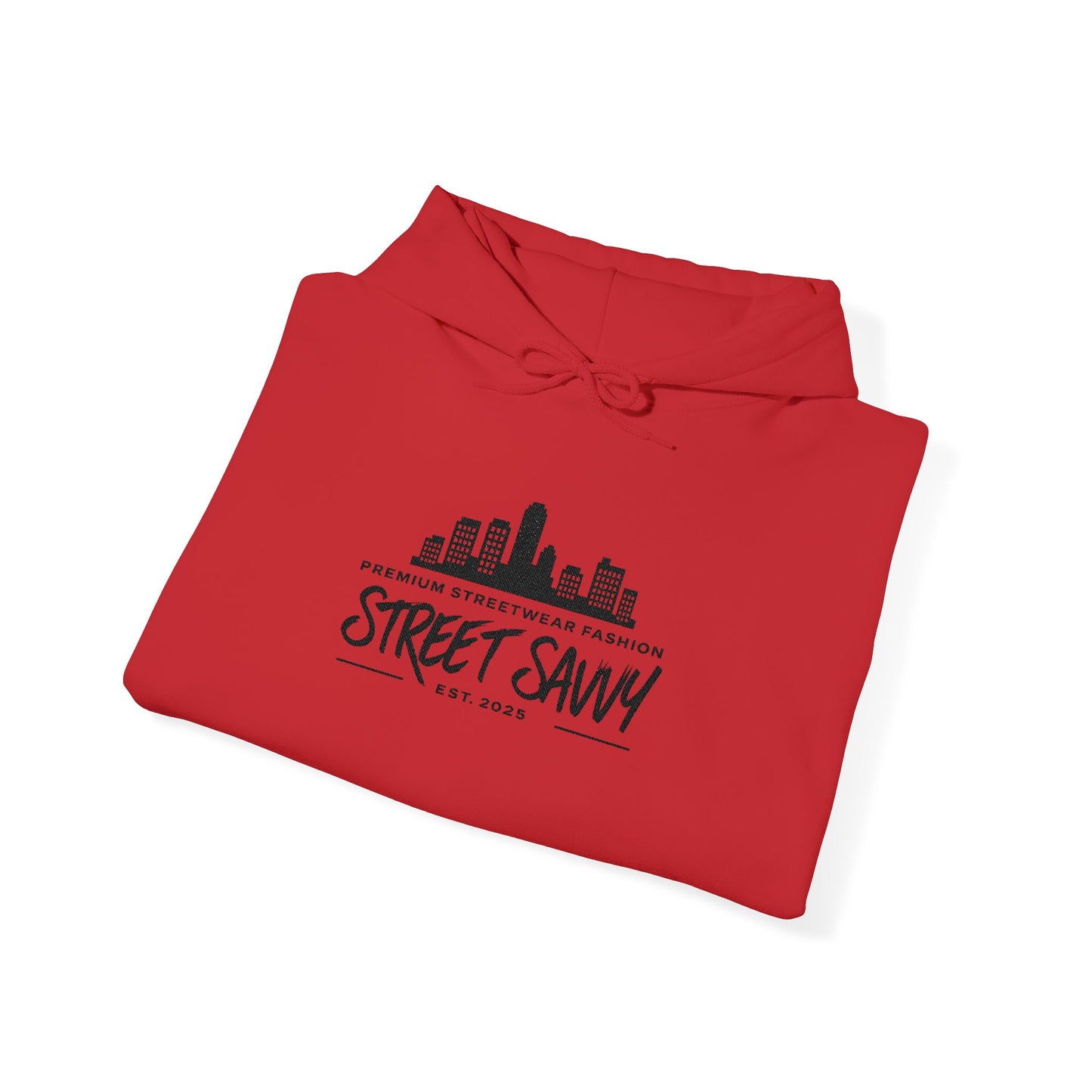 Embroidered City Skyline Hoodie
