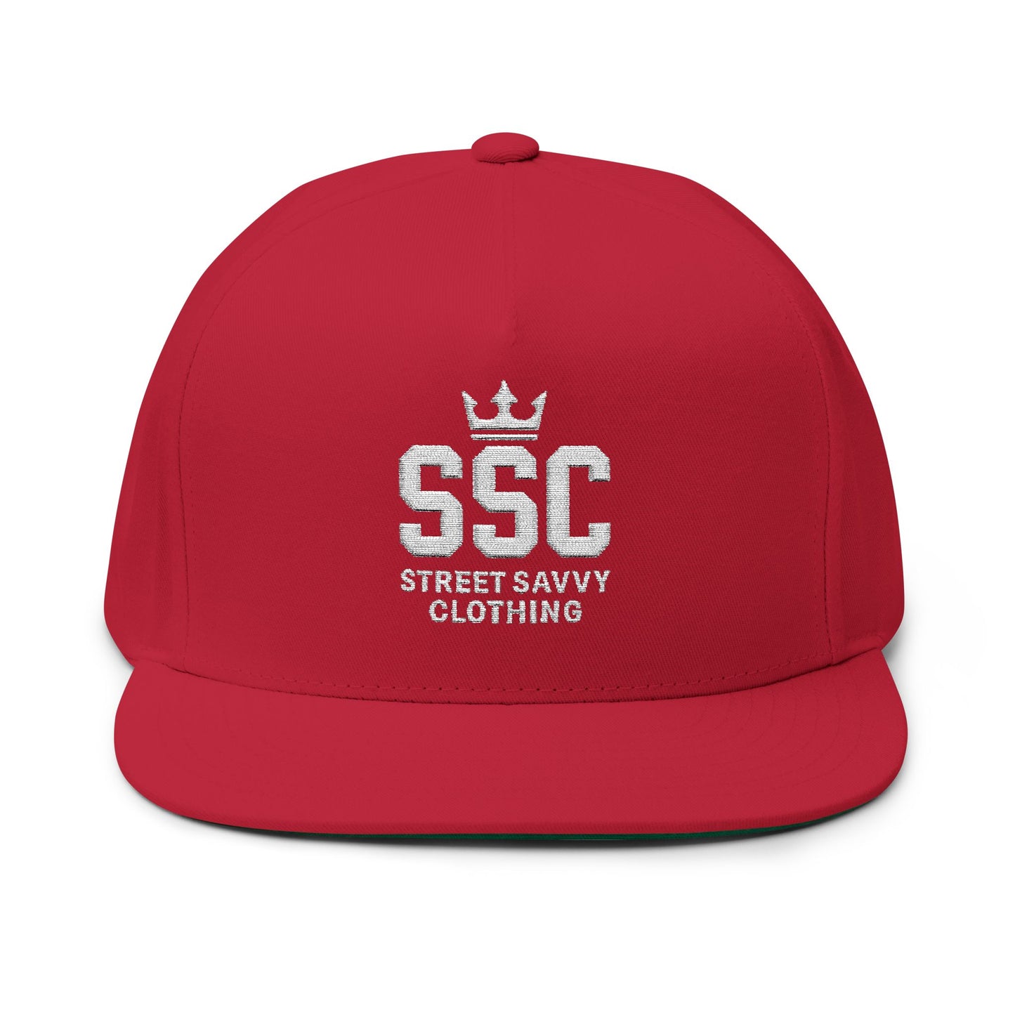 SSC Street Savvy Embroidered Flat Bill Cap