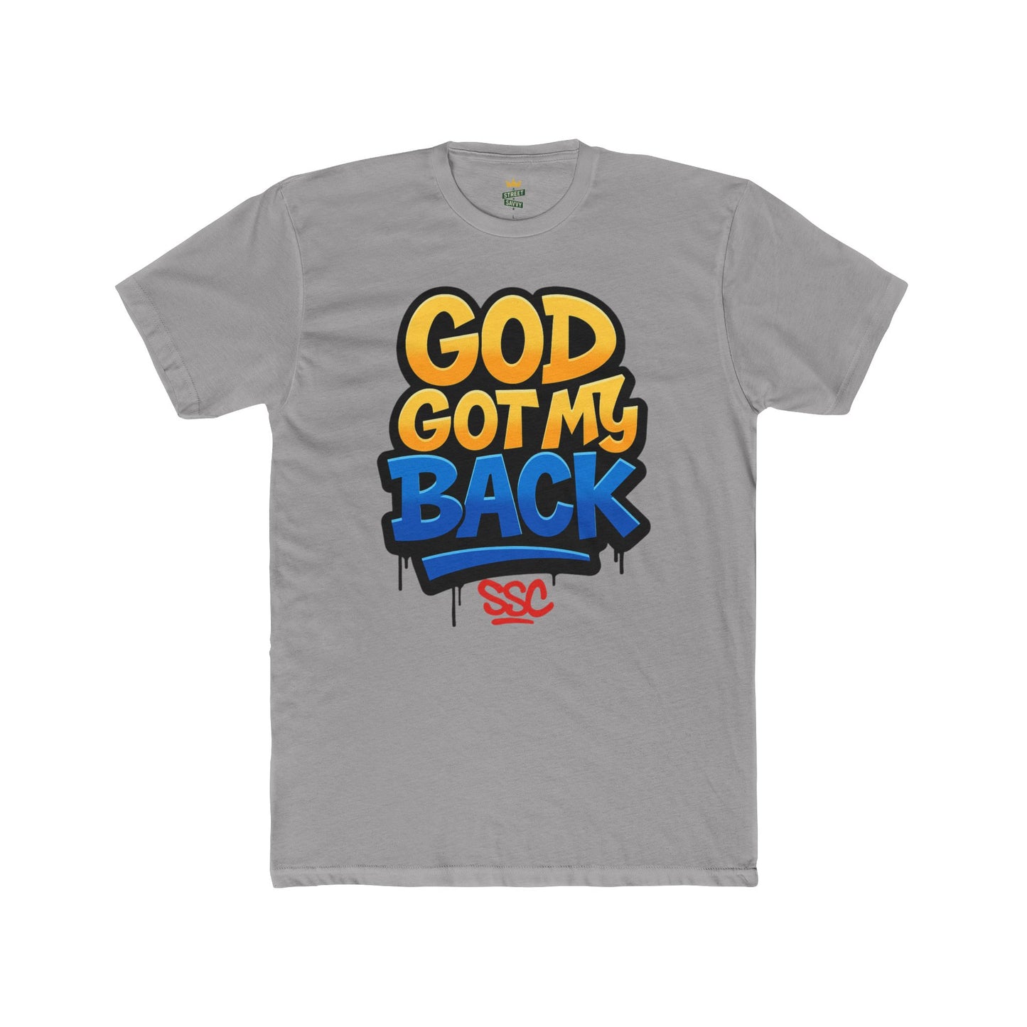 God Got My Back Unisex Softstyle T-Shirt, Inspirational Tee, Faith-Based Apparel, Gift for Believers, Casual Wear