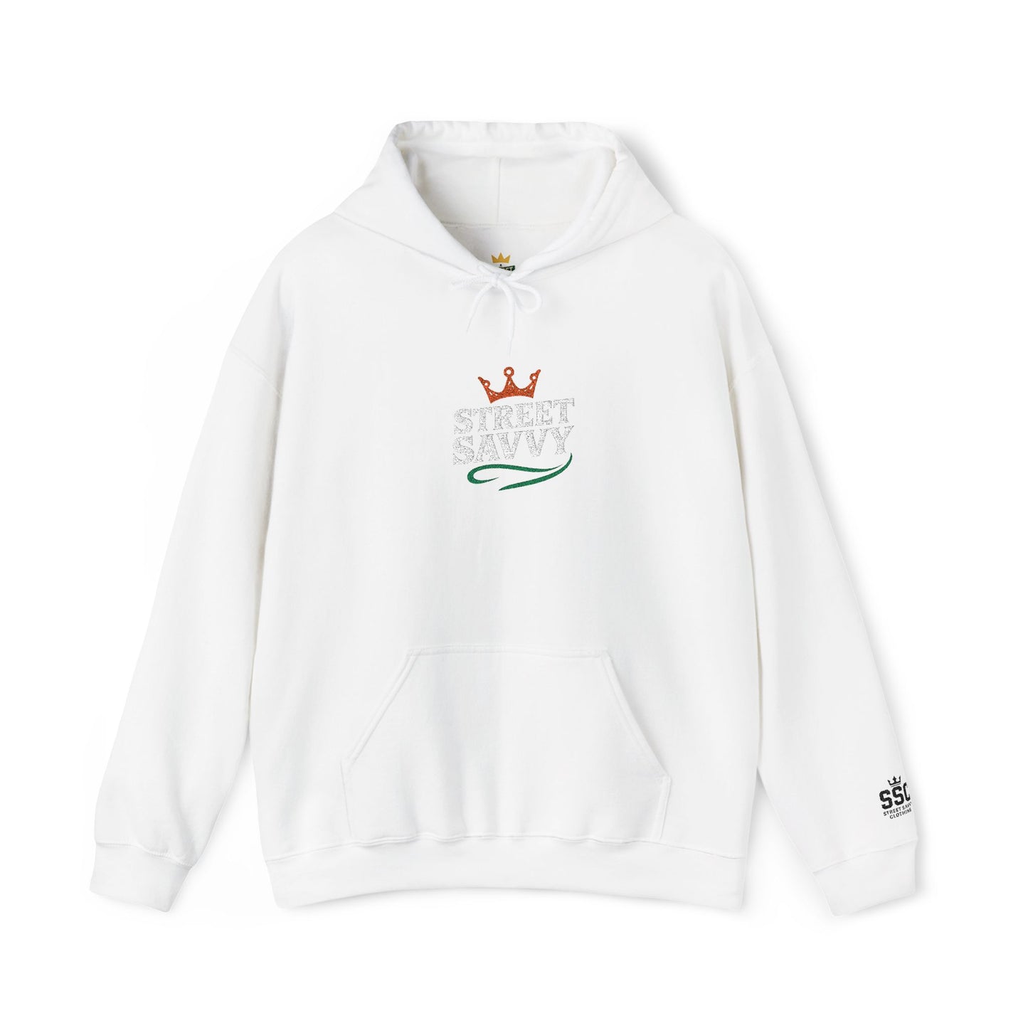 King embroidered Hooded Sweatshirt - Cozy, Stylish & Versatile