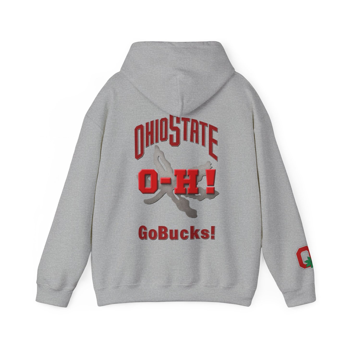 Ohio State Go Bucks Heavy Blend Hoodie - Unisex College Spirit Wear