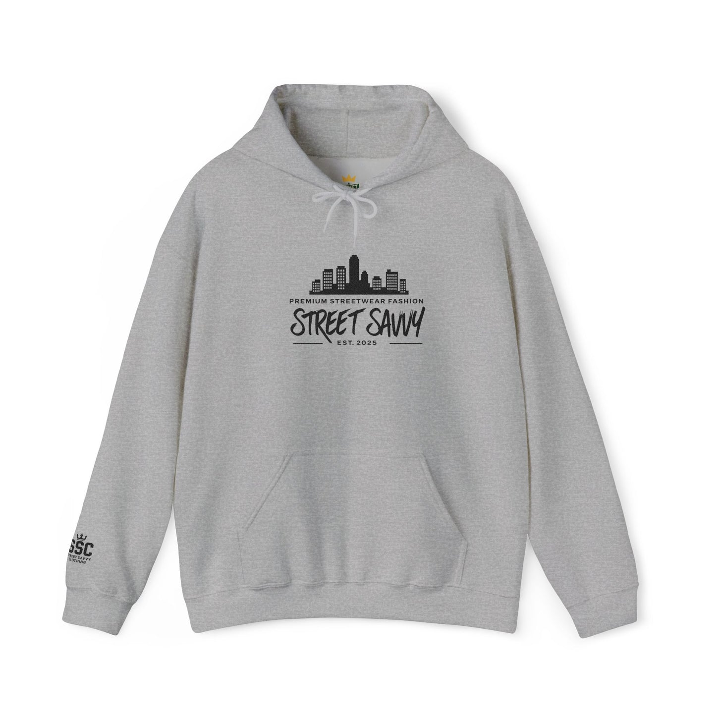 Street Savvy Unisex Hoodie – Urban Style & Comfort