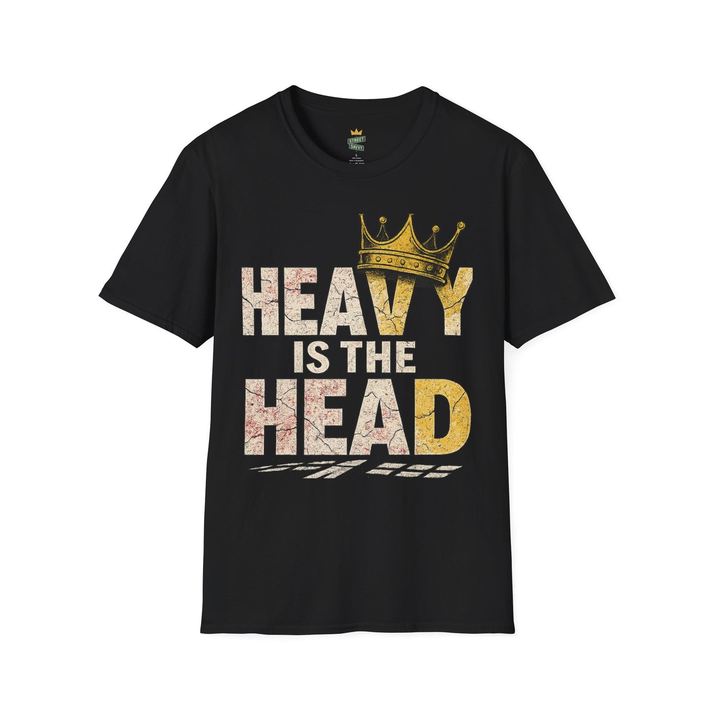 Kingly Vibes Unisex T-Shirt | Heavy is the Head Tee, Casual Style, Gift for Men, Women, Birthday, Streetwear