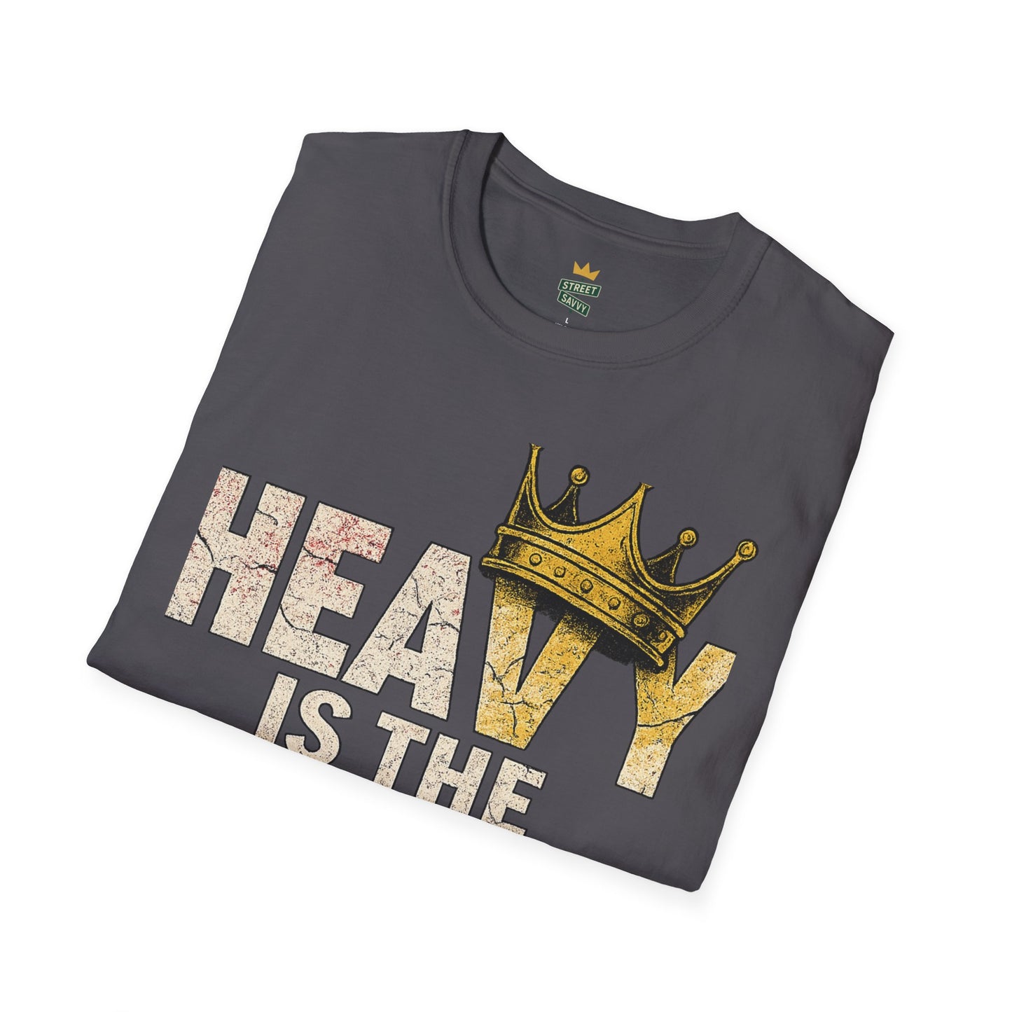 Kingly Vibes Unisex T-Shirt | Heavy is the Head Tee, Casual Style, Gift for Men, Women, Birthday, Streetwear
