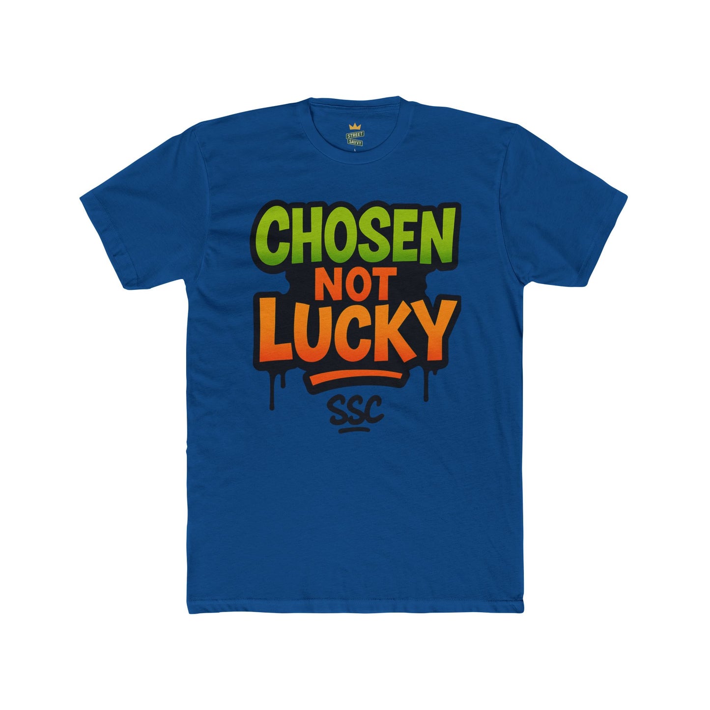 Chosen Not Lucky Unisex Tee - Graphic T-Shirt for Self-Expression, Casual Wear, Gifts, Streetwear, Motivational Apparel