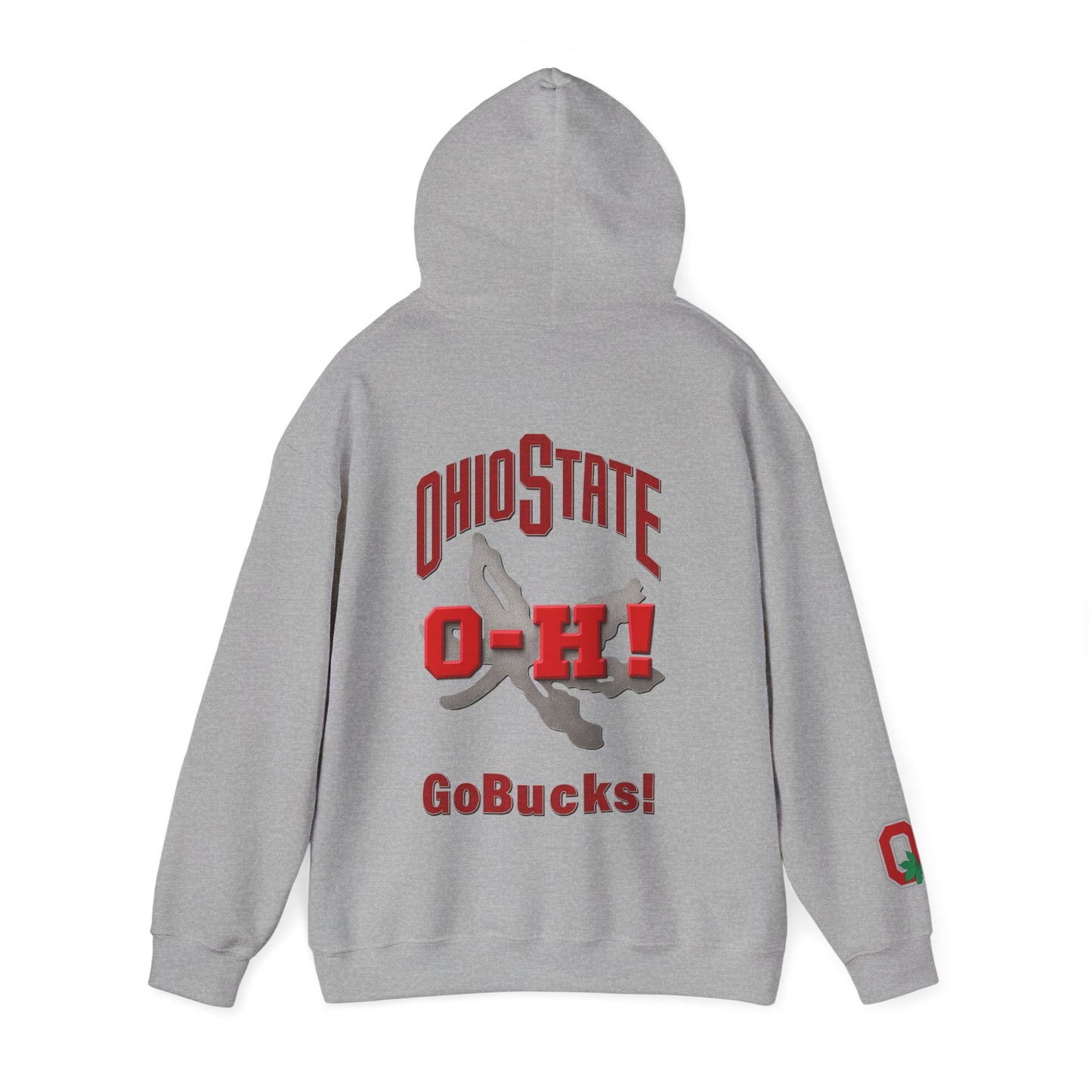 Ohio State Go Bucks Heavy Blend Hoodie - Unisex College Spirit Wear