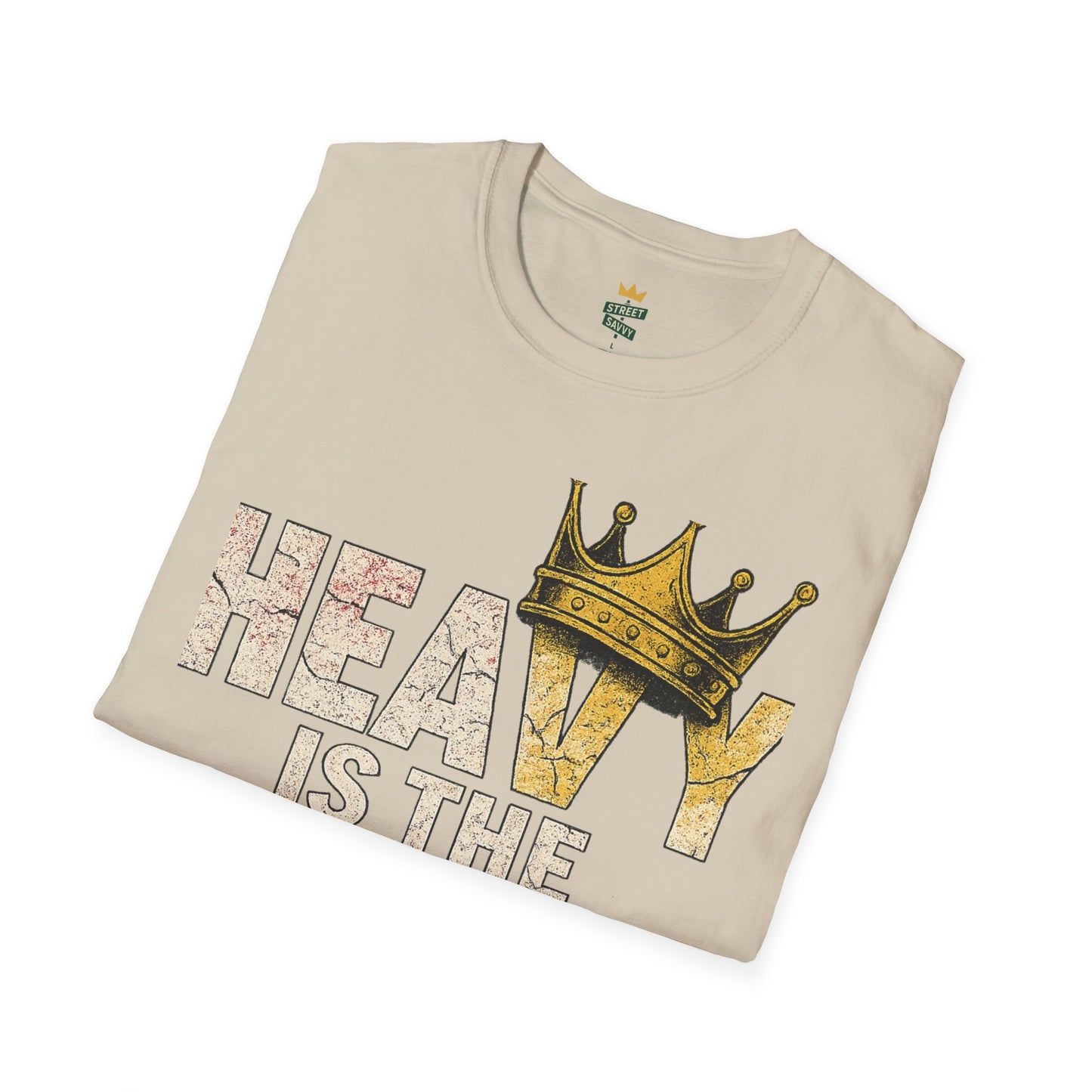 Kingly Vibes Unisex T-Shirt | Heavy is the Head Tee, Casual Style, Gift for Men, Women, Birthday, Streetwear