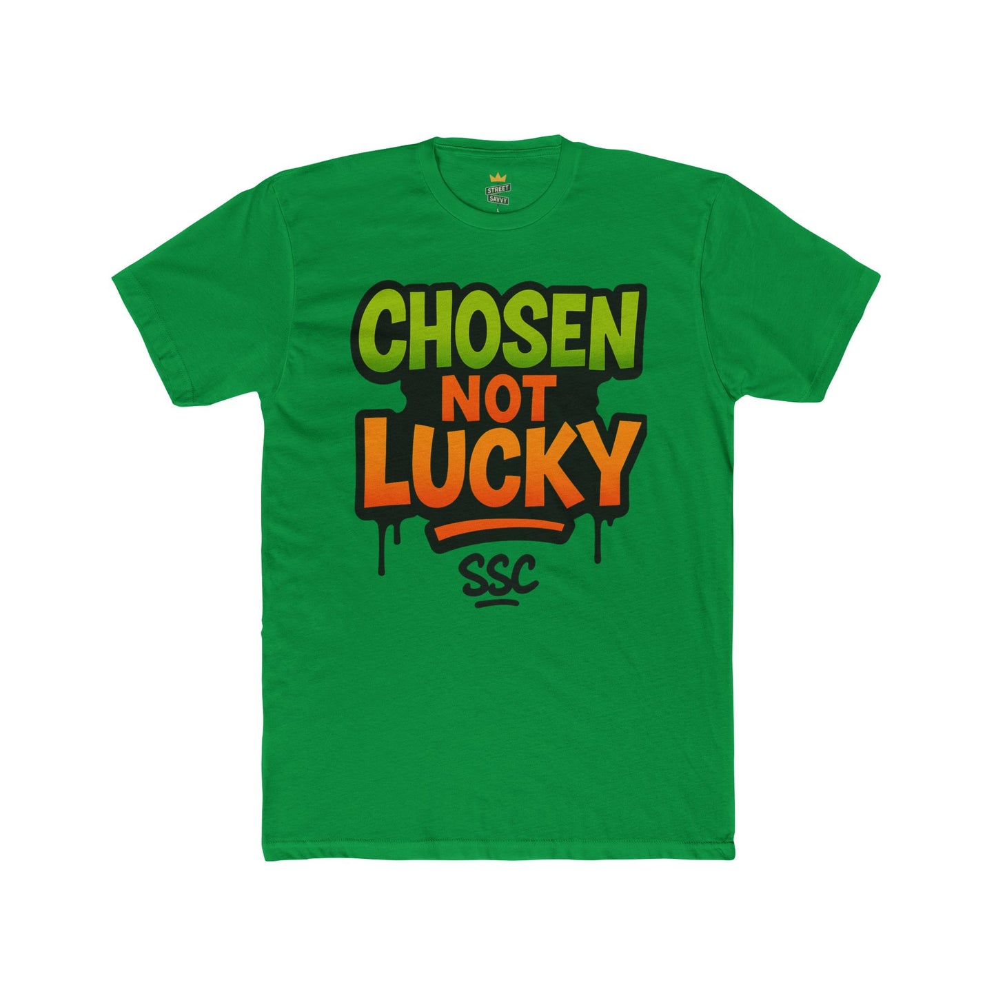 Chosen Not Lucky Unisex Tee - Graphic T-Shirt for Self-Expression, Casual Wear, Gifts, Streetwear, Motivational Apparel
