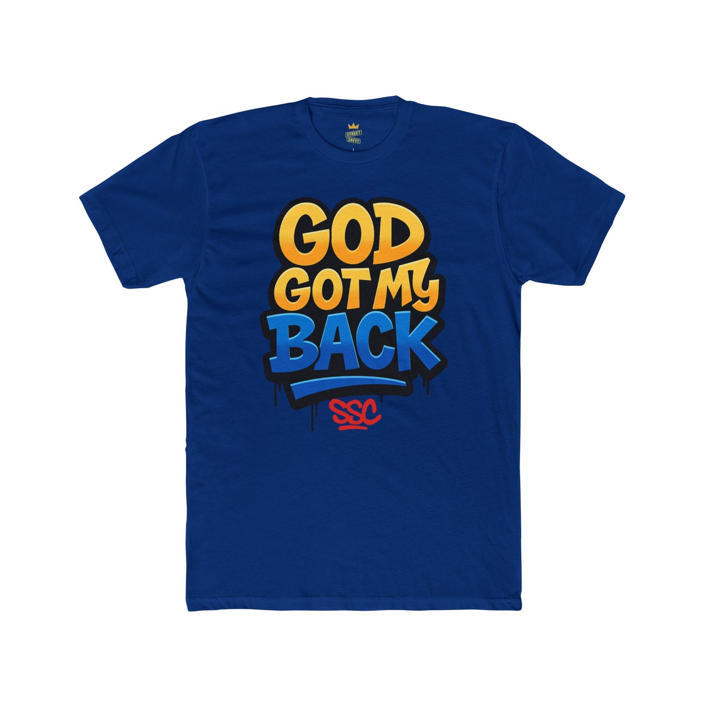 God Got My Back Unisex Softstyle T-Shirt, Inspirational Tee, Faith-Based Apparel, Gift for Believers, Casual Wear