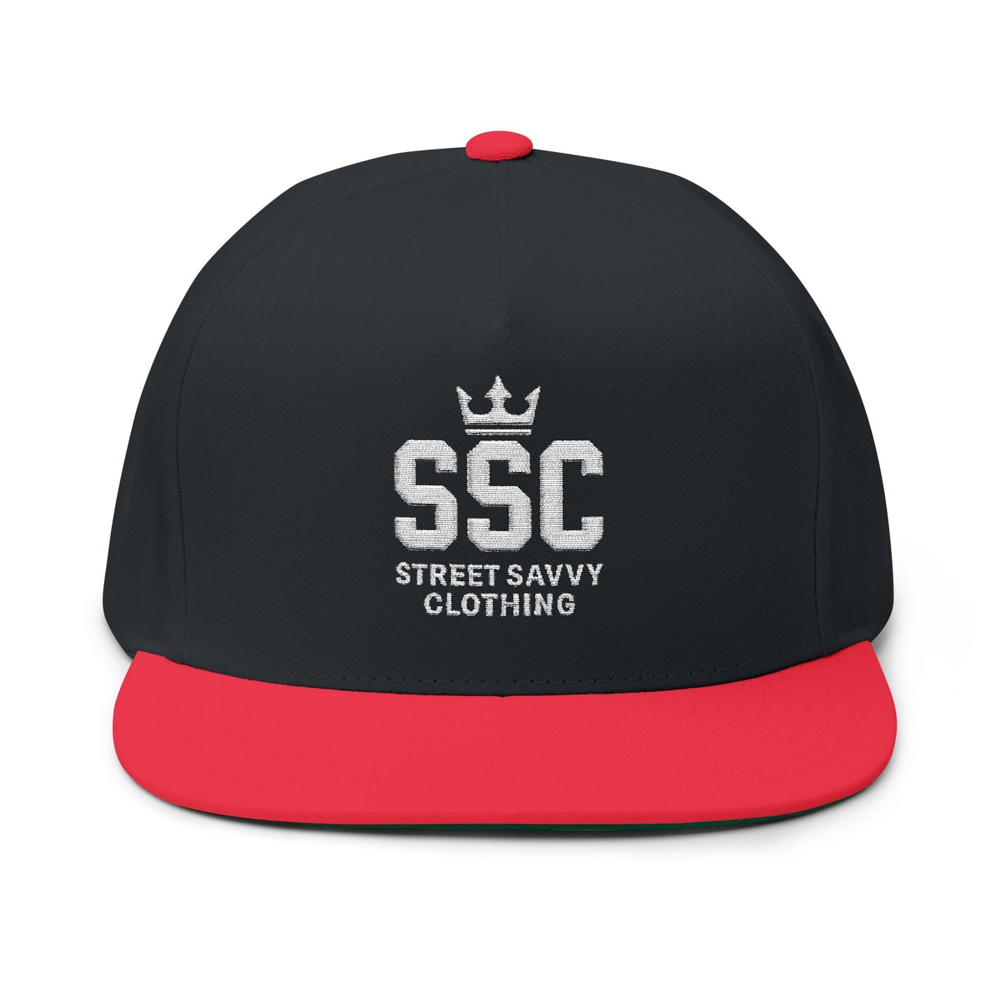 SSC Street Savvy Embroidered Flat Bill Cap