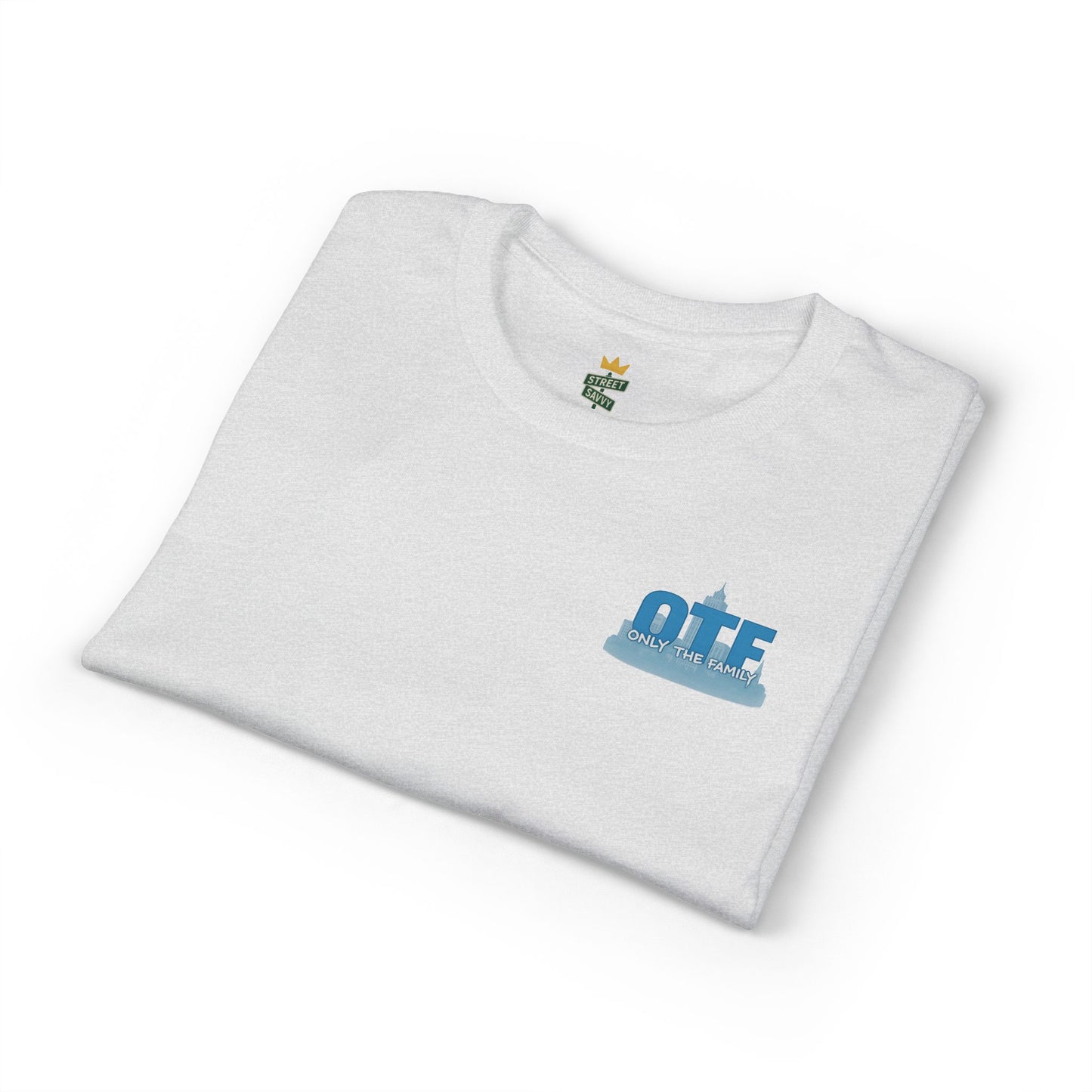 Only The Family Skull T-Shirt — Dripping Paint Graphic Tee