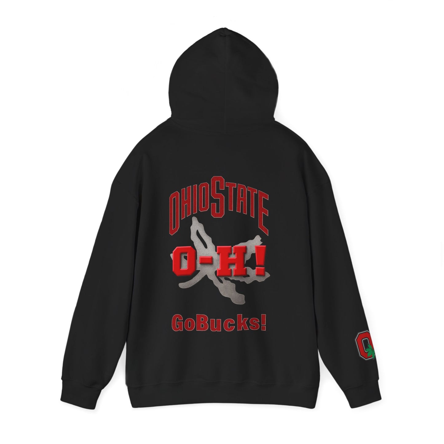 Ohio State Go Bucks Heavy Blend Hoodie - Unisex College Spirit Wear