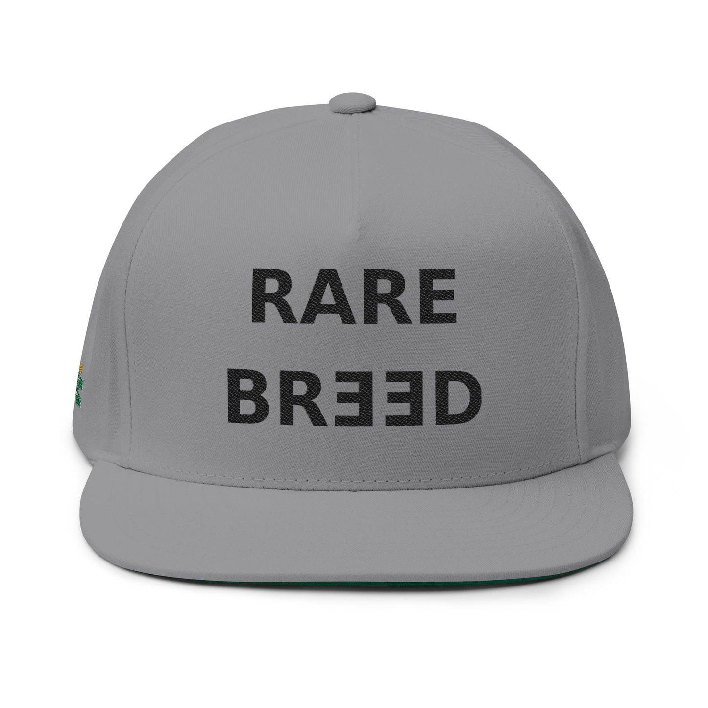 Rare Breed Flat Bill Cap, Stylish Embroidered Hat, Trendy Snapback for Streetwear, Unique Gift for Fashion Lovers