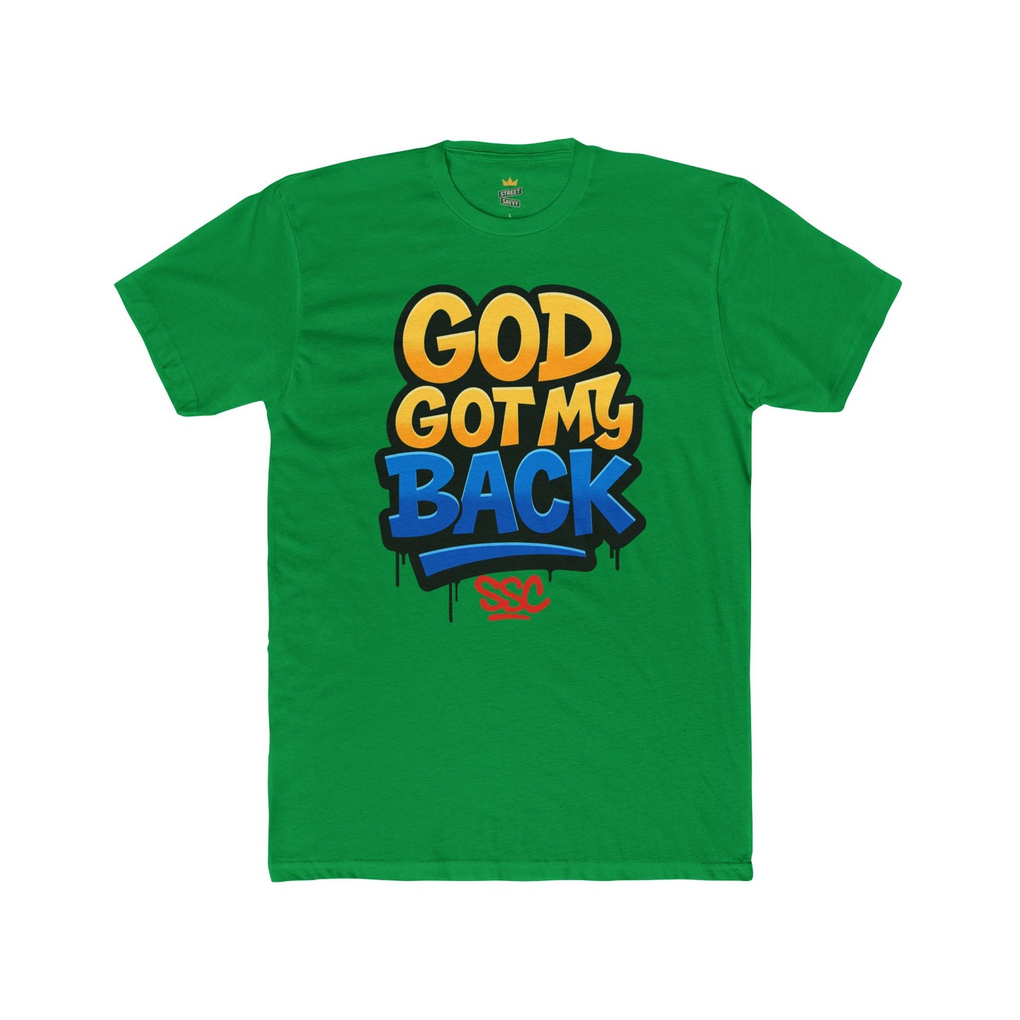 God Got My Back Unisex Softstyle T-Shirt, Inspirational Tee, Faith-Based Apparel, Gift for Believers, Casual Wear