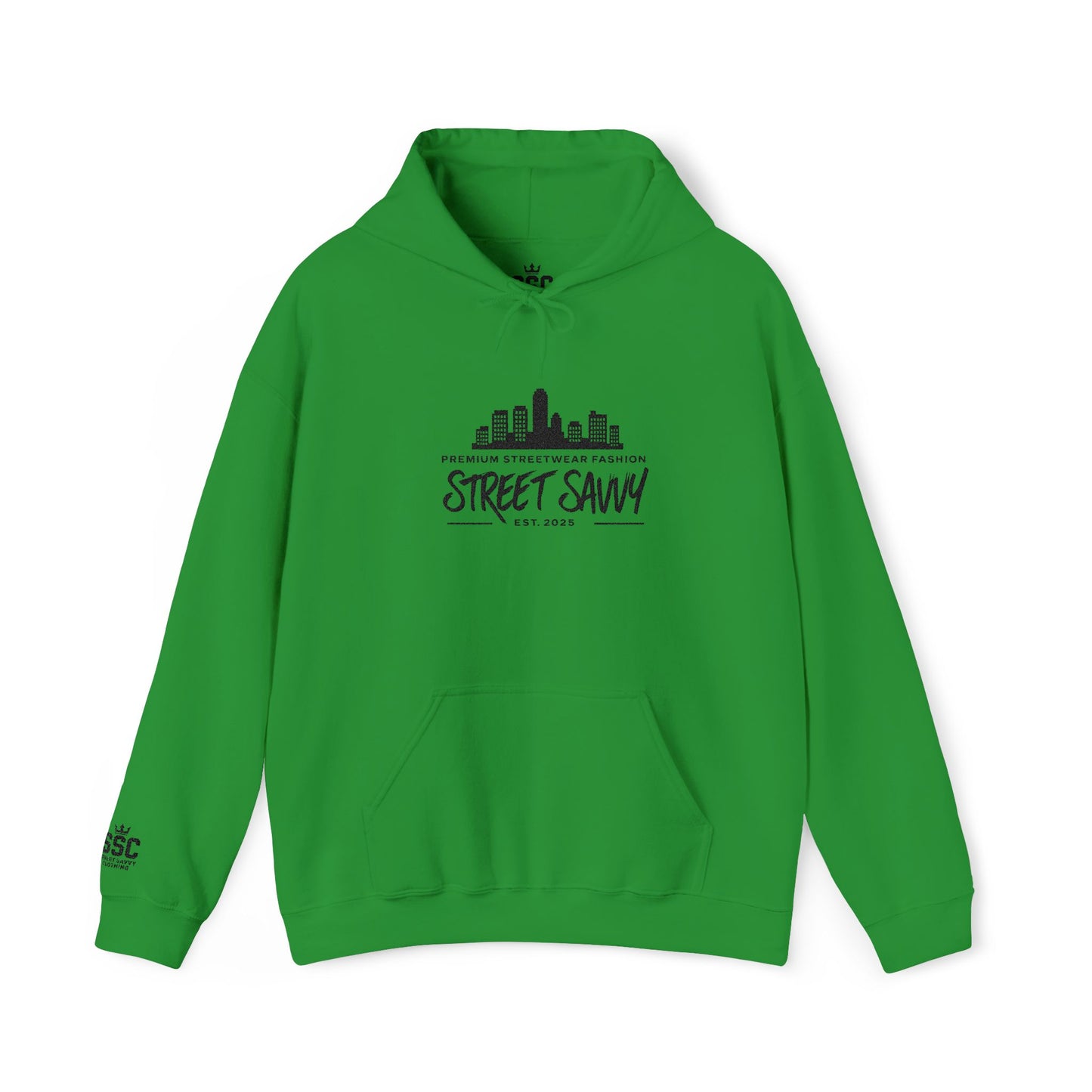 Embroidered City Skyline Hoodie