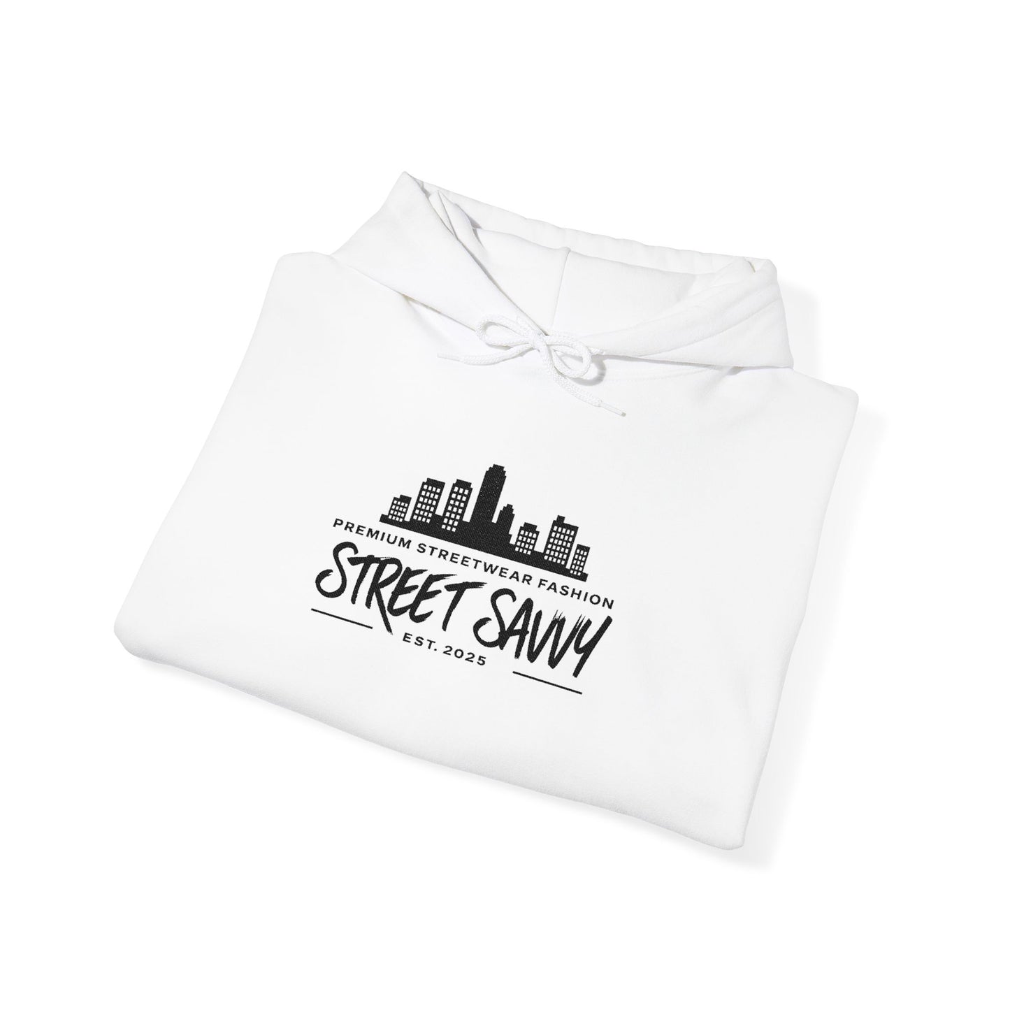 Embroidered City Skyline Hoodie