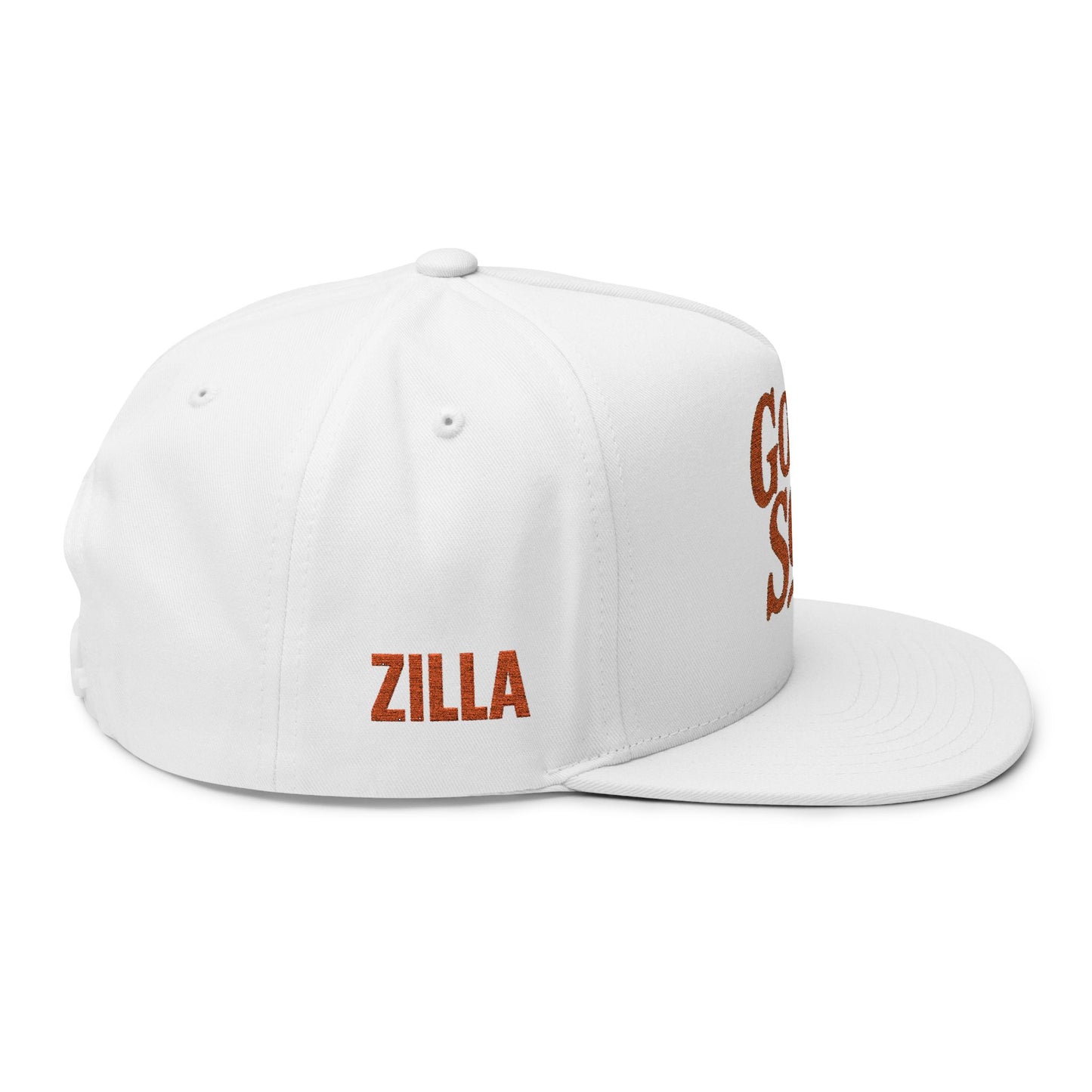Embroidered Flat Bill Cap - God's Son Statement Hat for Faith and Style