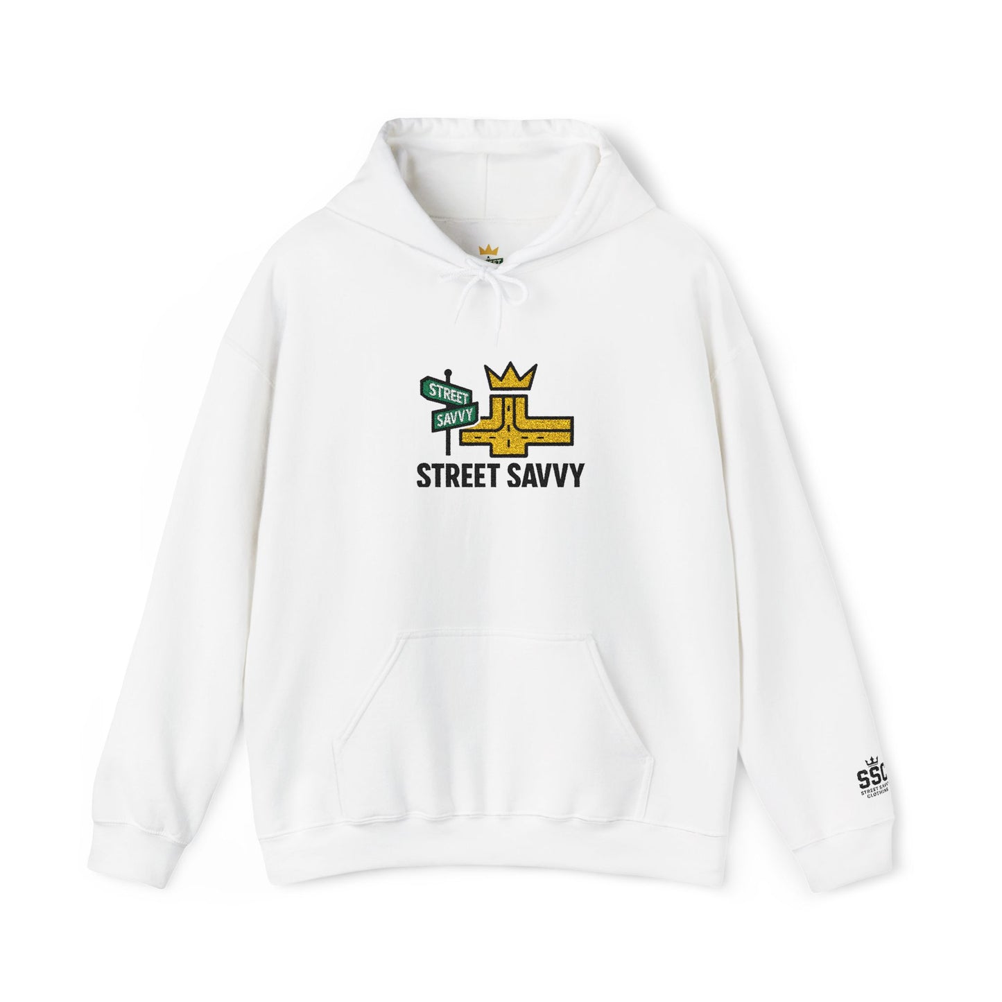 Street Savvy Unisex Hooded Sweatshirt - Stylish and Cozy Layer