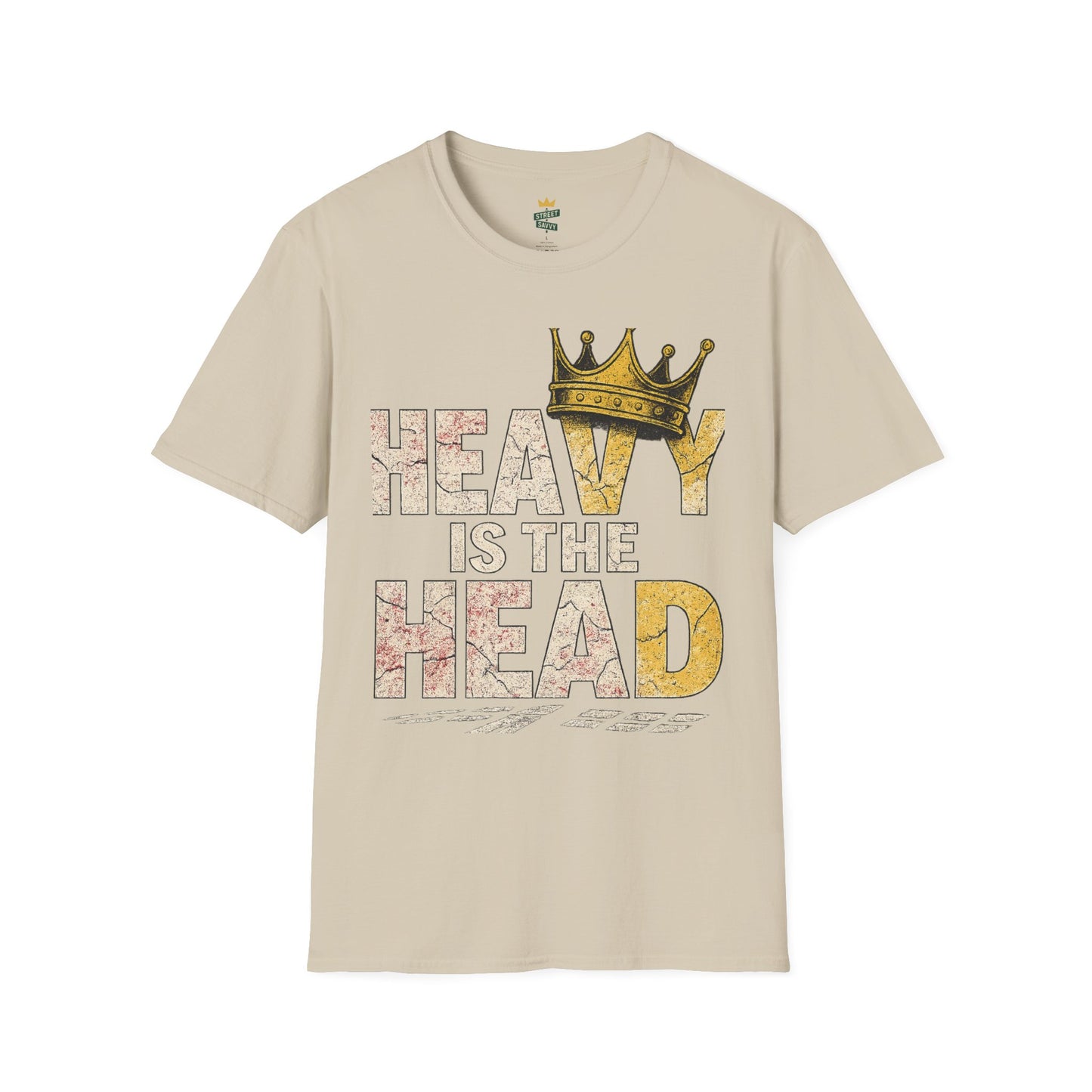 Kingly Vibes Unisex T-Shirt | Heavy is the Head Tee, Casual Style, Gift for Men, Women, Birthday, Streetwear