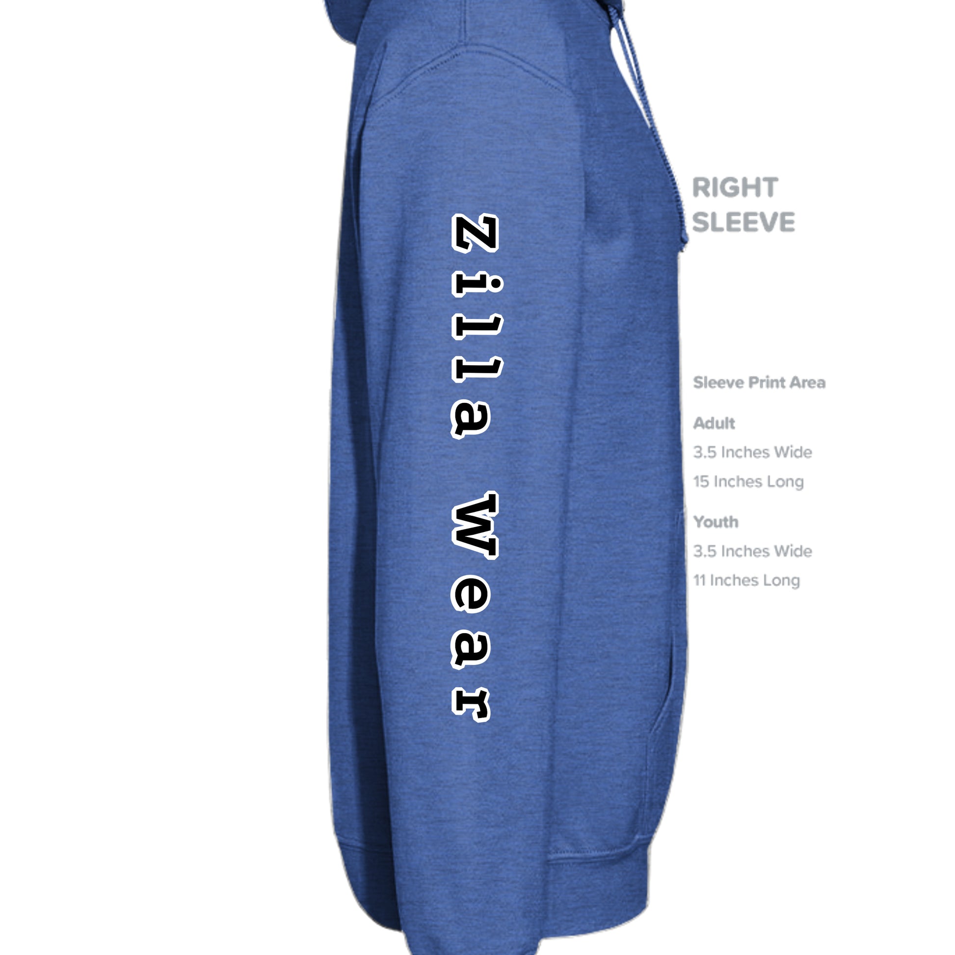 Heather Sport Royal - G185 - SLEEVE_RIGHT